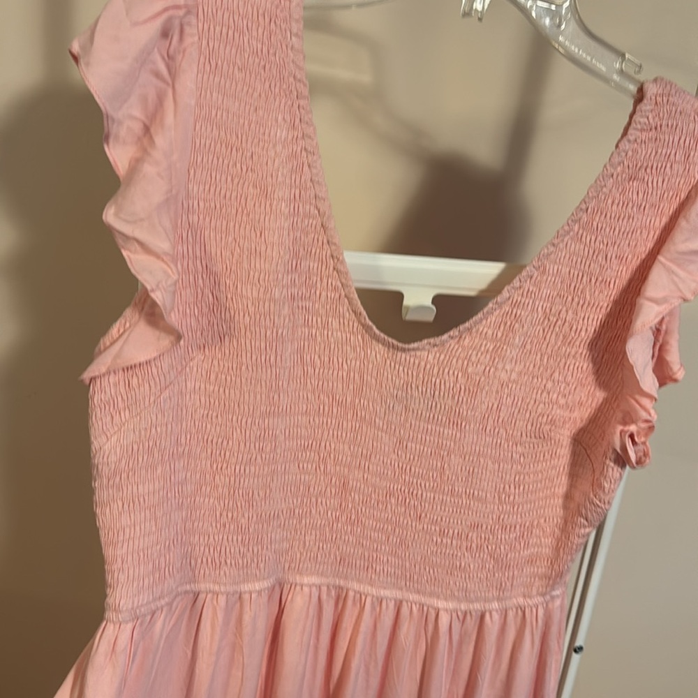 Pretty garden blush pink Maxi Dress - Picture 4 of 5